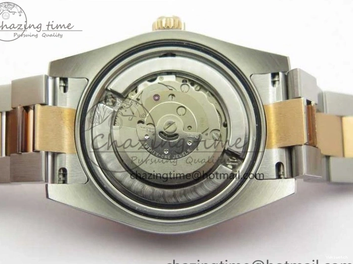 RG SS President Stick Markers NH05A Best GSF 178274 SEIKO 31mm Datejust Edition on Bracelet Dial SS RG Silver 1123